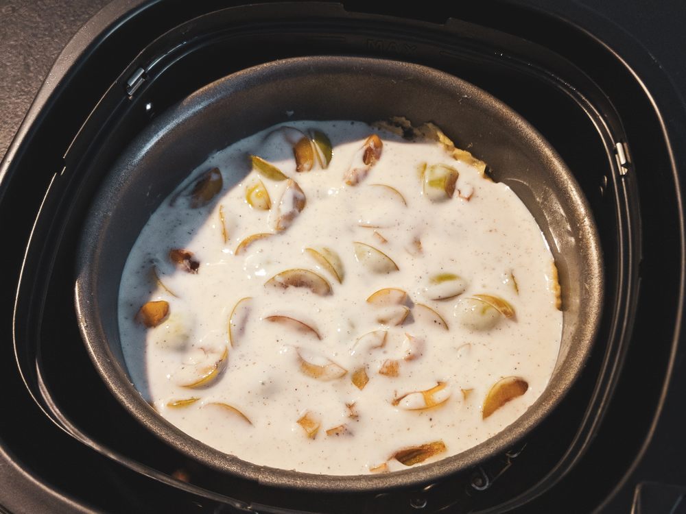 Mirabellenkuchen kuchen mirabellen vegan rezept backen airfryer philips heißluftfritteuse (2)